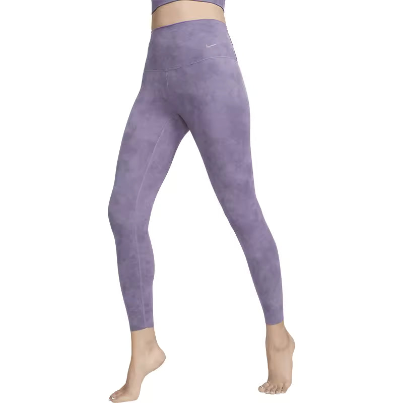 Leggings Capri Femininas Nike Zenvy Oficiais e Genuínas com Estampa de Yoga e Cintura Subida FN4168-509
