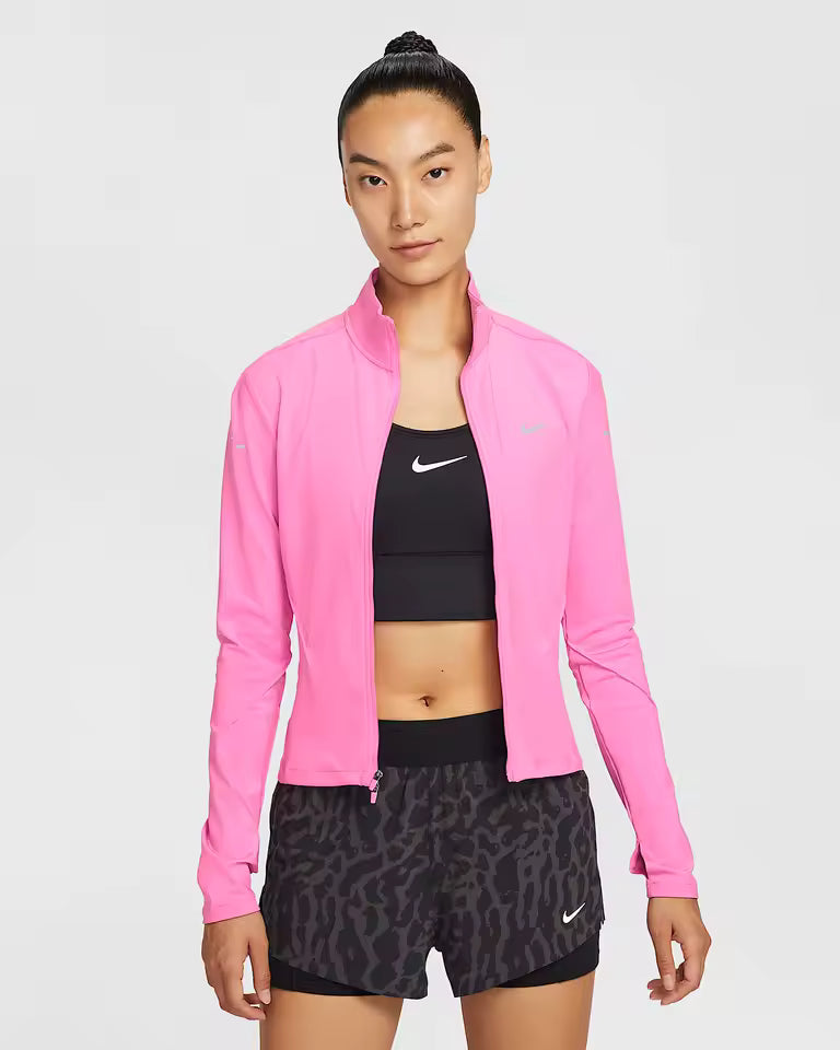 Camisola de corrida com capuz e fecho de secagem rápida Nike Swift Dri-FIT feminina