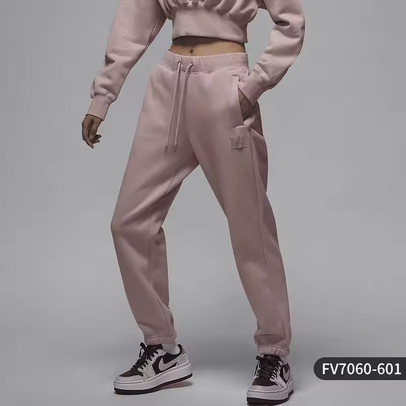 Calças de Treino Casuais e Aconchegantes Femininas Nike Jordan Autênticas – FV7060-601