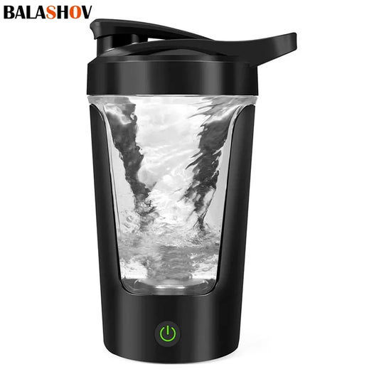 Shaker portátil de 450 ml para proteína em pó, garrafa de fitness, caneca desportiva para nutrição, ideal para musculação e preparação de bebidas de treino.