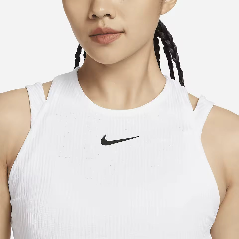 Colete desportivo feminino Nike Official Court Slam respirável para treino FD5657-100