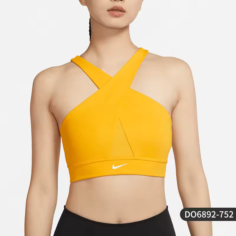 Nike Oficial Genuíno Top Desportivo Feminino Casual de Verão para Yoga e Fitness DO6892-752