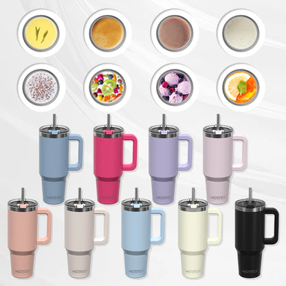 Copo Térmico WATERSY 591 ml com Alça – Isolamento a Vácuo em Aço Inoxidável, À Prova de Vazamentos para Café, Carro e Viagens