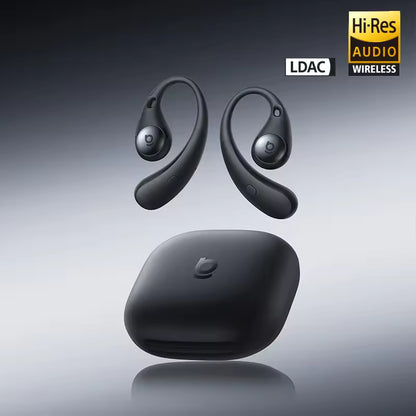 Baseus Eli Sport 2 – Auscultadores Sem Fios de Orelha Aberta Bluetooth 6.0, OWS, Áudio de Alta Resolução com LDAC e Ganchos Desportivos