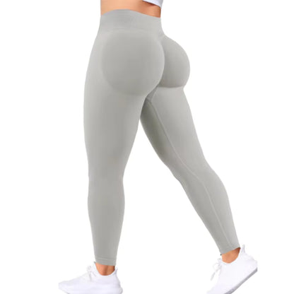 Leggings Femininas de Cintura Alta Sem Costuras — Modeladoras, Confortáveis e Estilosas para Yoga e Fitness