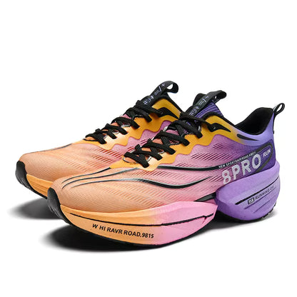 Novos Ténis de Placa de Carbono – Sola Macia, Malha Respirável, Leves, Antiderrapantes e Ideais para Corrida ou Uso Casual (Unissexo)