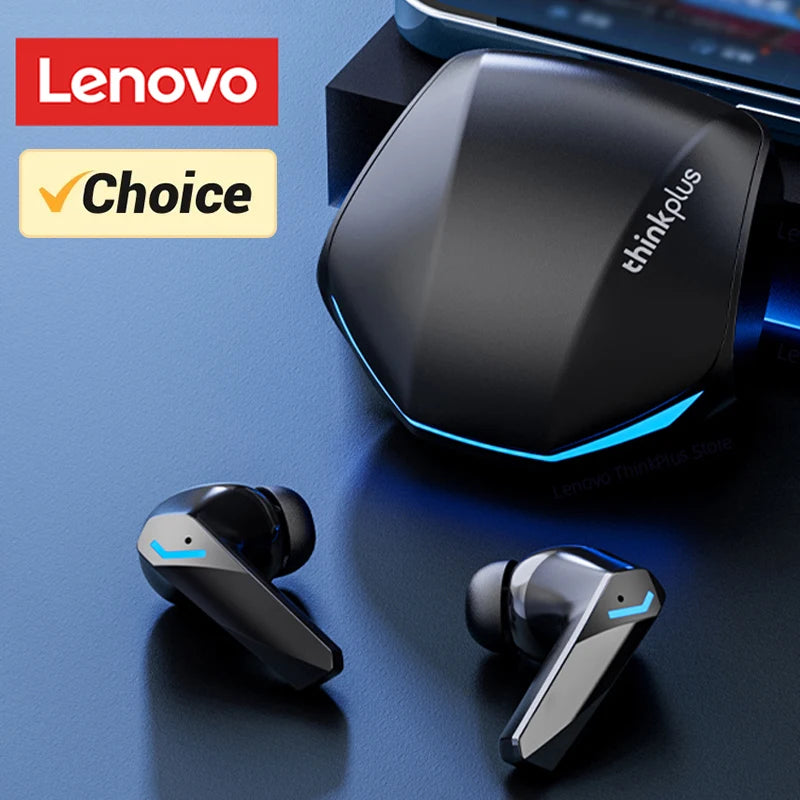 Choice Lenovo GM2 Pro Auricular Bluetooth 5.3 com Microfone 9D Estéreo Pro 6 Earbuds Dois Modos Música/Jogo Sem Fios