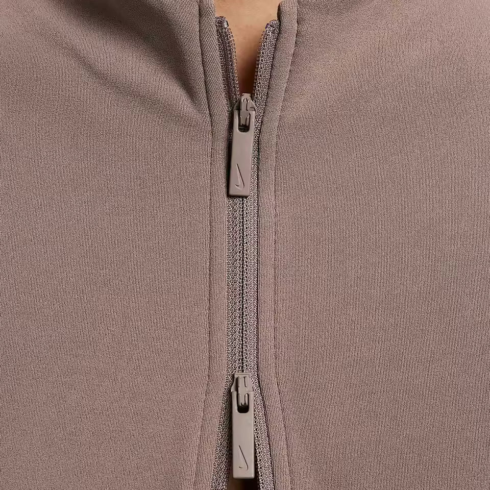 Casaco Justo Feminino Nike Oficial Autêntico Zenvy Dri-FIT Respirável para Ioga FV7424-233