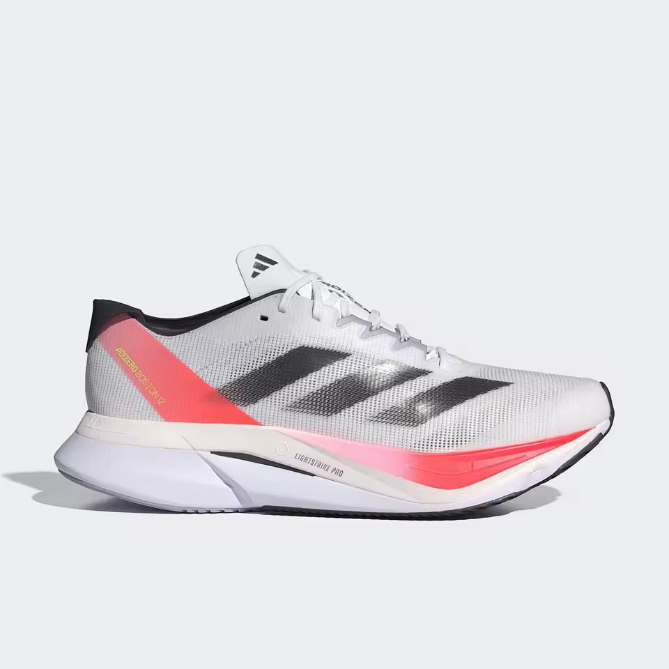 Ténis de corrida unissexo Adidas Boston 12 originais, respiráveis e duráveis (IF9210)