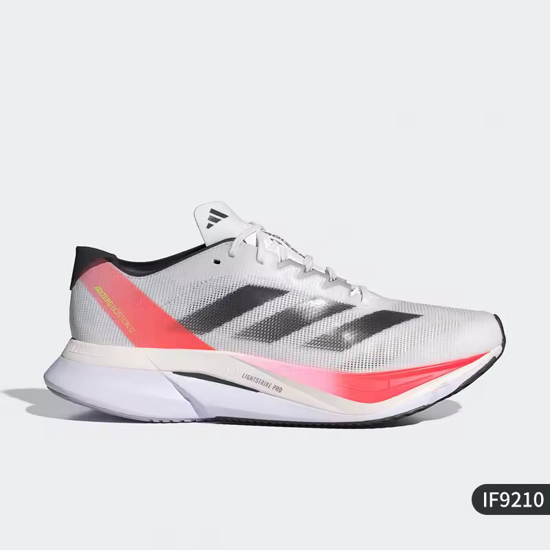 Ténis de corrida unissexo Adidas Boston 12 originais, respiráveis e duráveis (IF9210)