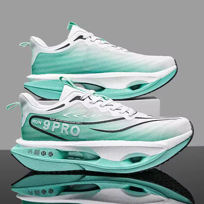 Novos Ténis de Placa de Carbono – Sola Macia, Malha Respirável, Leves, Antiderrapantes e Ideais para Corrida ou Uso Casual (Unissexo)