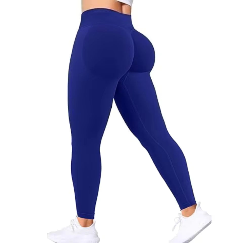 Leggings Femininas de Cintura Alta Sem Costuras — Modeladoras, Confortáveis e Estilosas para Yoga e Fitness