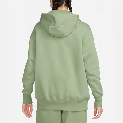 Sweat com capuz desportivo feminino Nike autêntico 2023 com forro em lã quente DQ5861-386