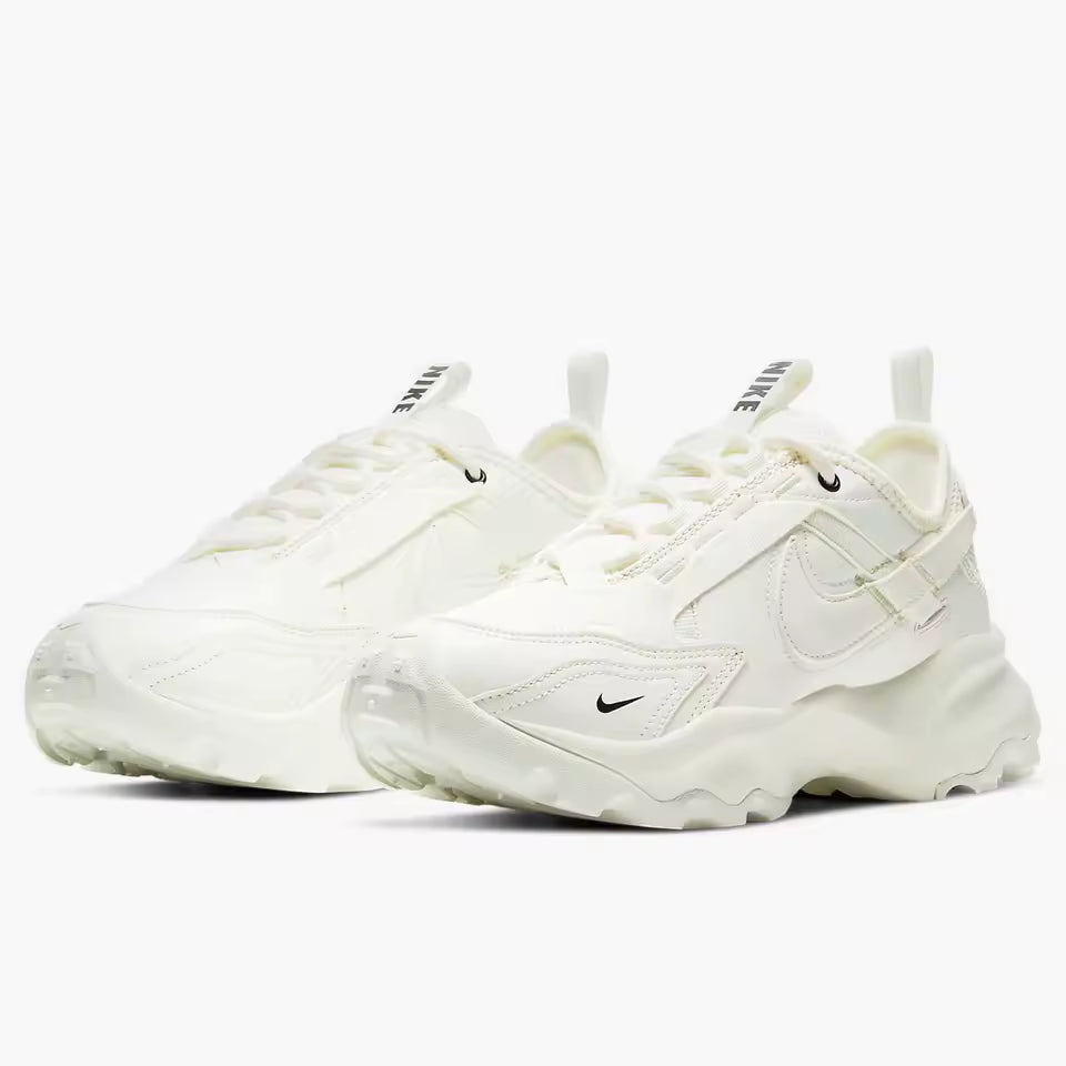 Ténis de corrida femininos Nike oficiais genuínos TC, com sola elevada, confortáveis e respiráveis (DD9682-100)