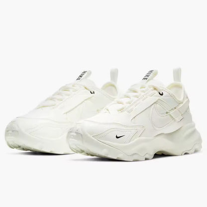 Ténis de corrida femininos Nike oficiais genuínos TC, com sola elevada, confortáveis e respiráveis (DD9682-100)