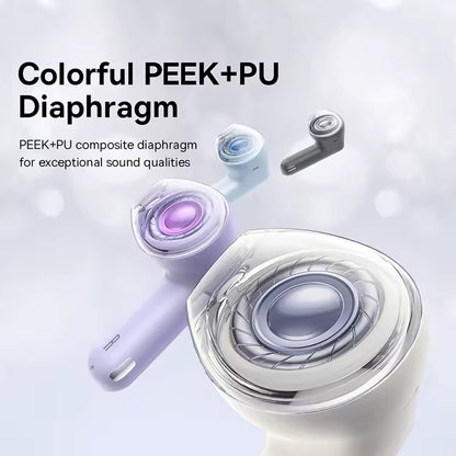 Baseus Bowie E5 TWS – Auscultadores Sem Fios Bluetooth 5.3, com Dois Microfones, Redução de Ruído, Chamadas em HD e Design Desportivo