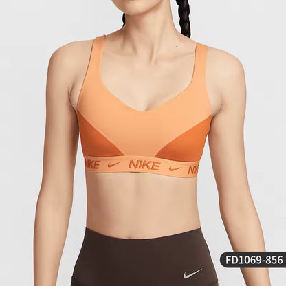 Sutiã Desportivo Feminino Nike Oficial Autêntico — Novo Modelo de Verão Respirável para Treino e Fitness FD1069-856