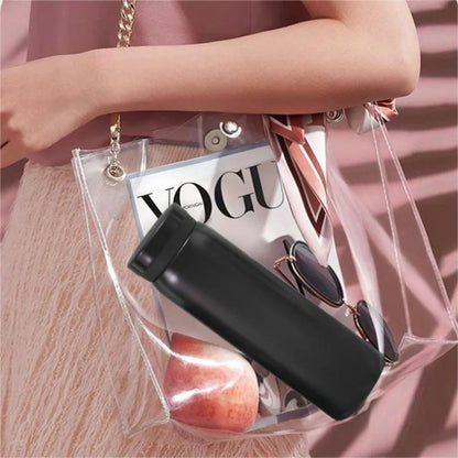 Garrafa térmica mini em aço inoxidável 316, caneca isolada portátil, copo de viagem para água ou chá, ideal como presente, disponível em 200 ml e 280 ml.