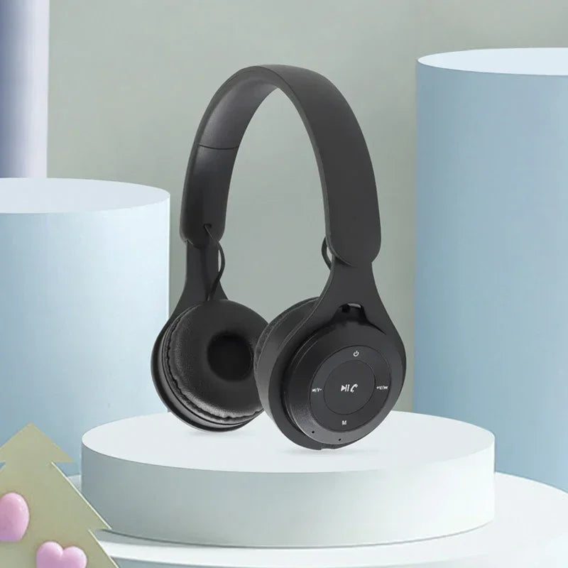 🎧 Auscultadores Stereo Y08 Bluetooth 5.0 Dobráveis sem Fios – Desporto e Gaming, Over-Ear, Compatíveis com Android e iOS