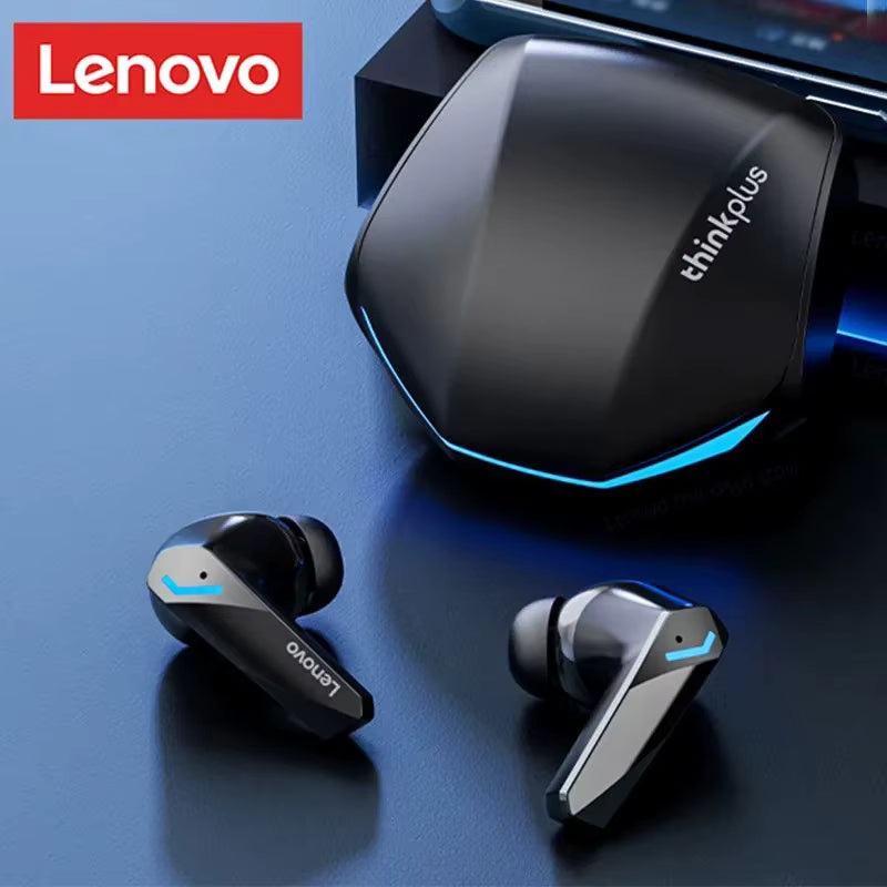 Lenovo GM2 Pro TWS – Auscultadores Sem Fios Bluetooth 5.3, à Prova de Água, com Microfone