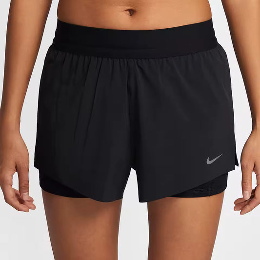 Nike Oficial Genuíno 2025 Calções Femininos de Yoga e Treino Desportivo HJ5377-010