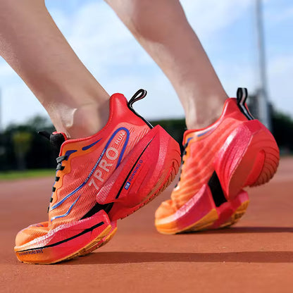 Novos Ténis de Placa de Carbono – Sola Macia, Malha Respirável, Leves, Antiderrapantes e Ideais para Corrida ou Uso Casual (Unissexo)