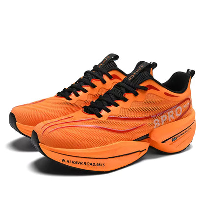 Novos Ténis de Placa de Carbono – Sola Macia, Malha Respirável, Leves, Antiderrapantes e Ideais para Corrida ou Uso Casual (Unissexo)