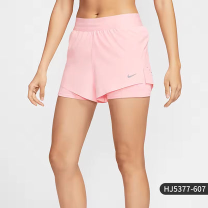 Calções de corrida femininos Nike oficiais genuínos 2025 respiráveis HJ5377-607