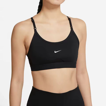 Nike Oficial Autêntico — Novo Soutien Desportivo Feminino de Verão para Corrida, Treino e Ioga CZ4463-010