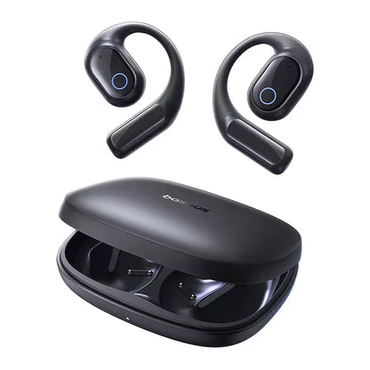 Baseus Eli 10i Fit – Auscultadores Abertos com Ganchos de Orelha, Sem Fios Bluetooth 5.4, Resistência à Água IP54 e Tecnologia de Condução de Ar para Desporto