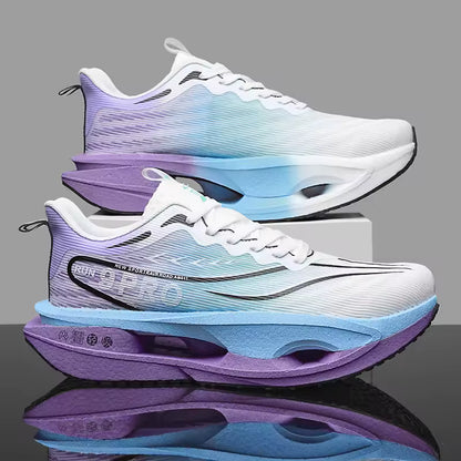 Novos Ténis de Placa de Carbono – Sola Macia, Malha Respirável, Leves, Antiderrapantes e Ideais para Corrida ou Uso Casual (Unissexo)