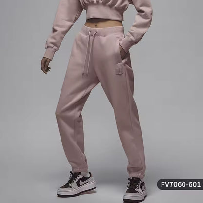 Calças de Treino Casuais e Aconchegantes Femininas Nike Jordan Autênticas – FV7060-601