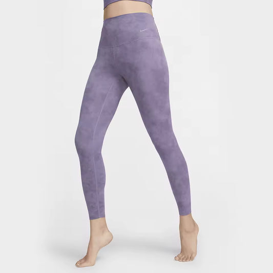 Leggings Capri Femininas Nike Zenvy Oficiais e Genuínas com Estampa de Yoga e Cintura Subida FN4168-509