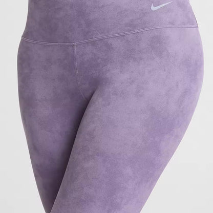 Leggings Capri Femininas Nike Zenvy Oficiais e Genuínas com Estampa de Yoga e Cintura Subida FN4168-509
