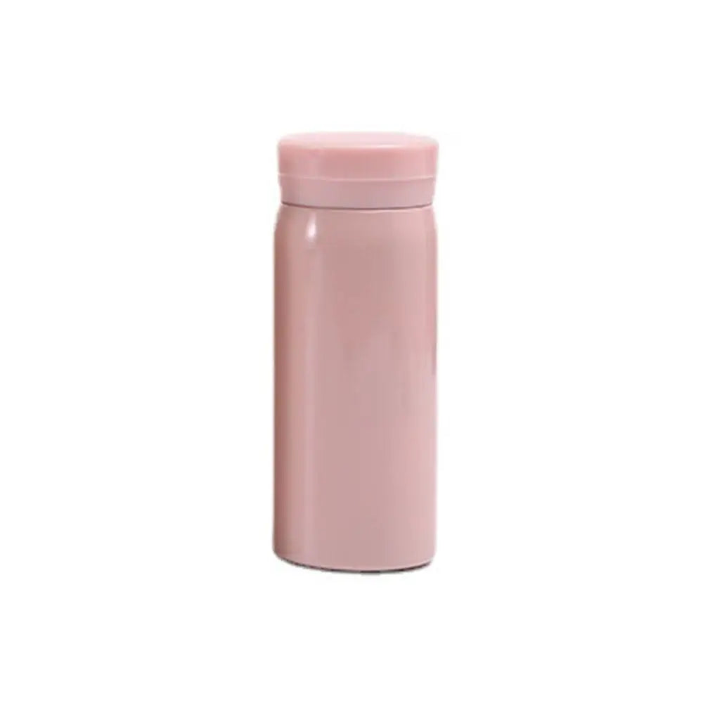 Garrafa térmica mini em aço inoxidável 316, caneca isolada portátil, copo de viagem para água ou chá, ideal como presente, disponível em 200 ml e 280 ml.