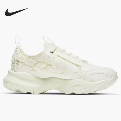 Ténis de corrida femininos Nike oficiais genuínos TC, com sola elevada, confortáveis e respiráveis (DD9682-100)