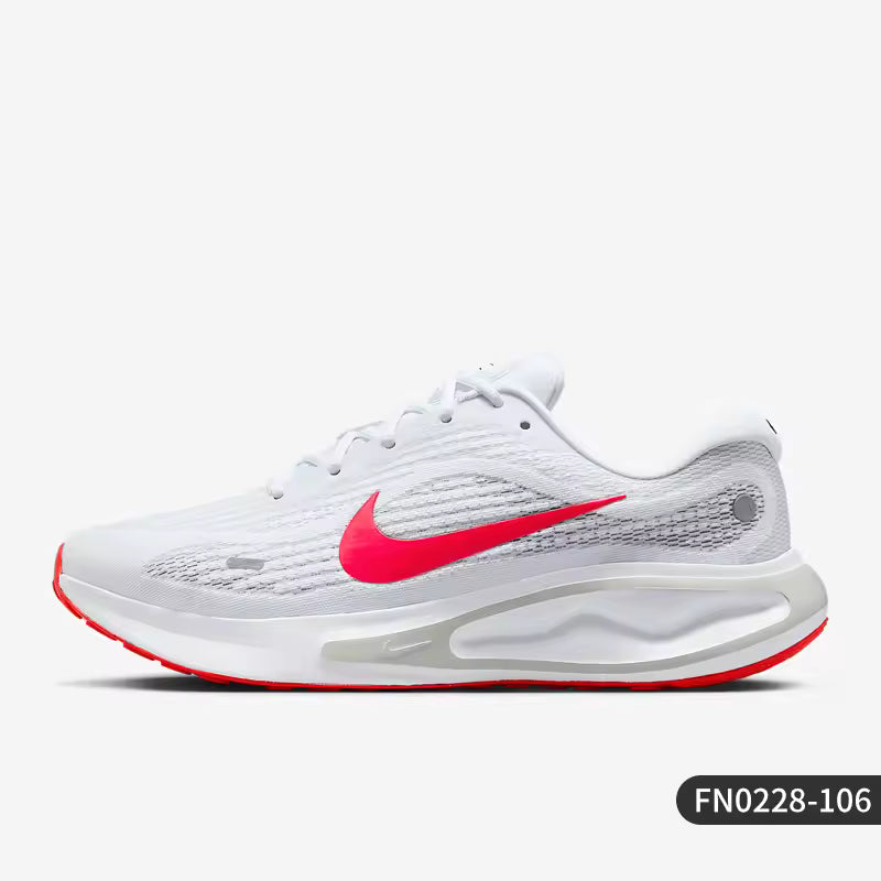 Ténis de corrida Nike oficiais e genuínos Journey Run, respiráveis e acolchoados (FN0228-106)