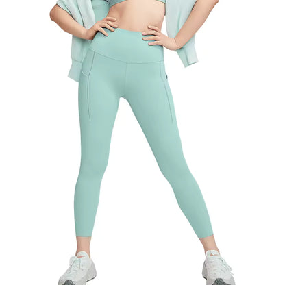 Leggings Femininas Nike Oficiais Universa de Cintura Subida para Ioga e Fitness – Modelo DQ5898-309