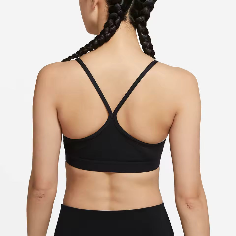 Nike Oficial Autêntico — Novo Soutien Desportivo Feminino de Verão para Corrida, Treino e Ioga CZ4463-010