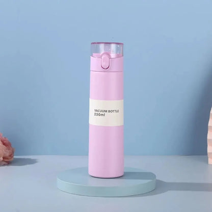 Garrafa térmica de água em aço inoxidável 150 ml/250 ml com palhinha, mini copo térmico para chá, café e viagem, frasco a vácuo isolado