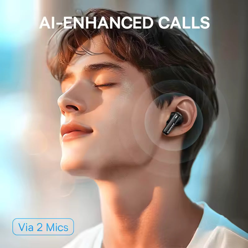 Baseus Bowie E19 – Auscultadores Sem Fios Bluetooth 5.3, com Big Bass, Drivers de 12 mm e Resistência à Água IPX5