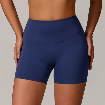 Shorts desportivos femininos de cintura alta, push up, ideais para ciclismo, corrida, fitness, ginásio e yoga