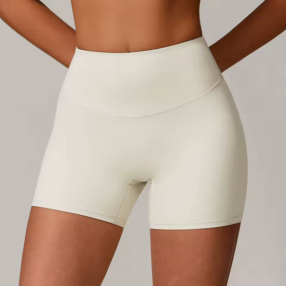 Shorts desportivos femininos de cintura alta, push up, ideais para ciclismo, corrida, fitness, ginásio e yoga