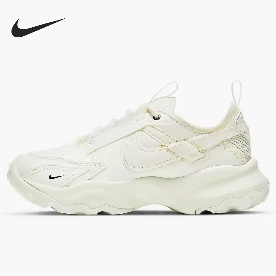 Ténis de corrida femininos Nike oficiais genuínos TC, com sola elevada, confortáveis e respiráveis (DD9682-100)