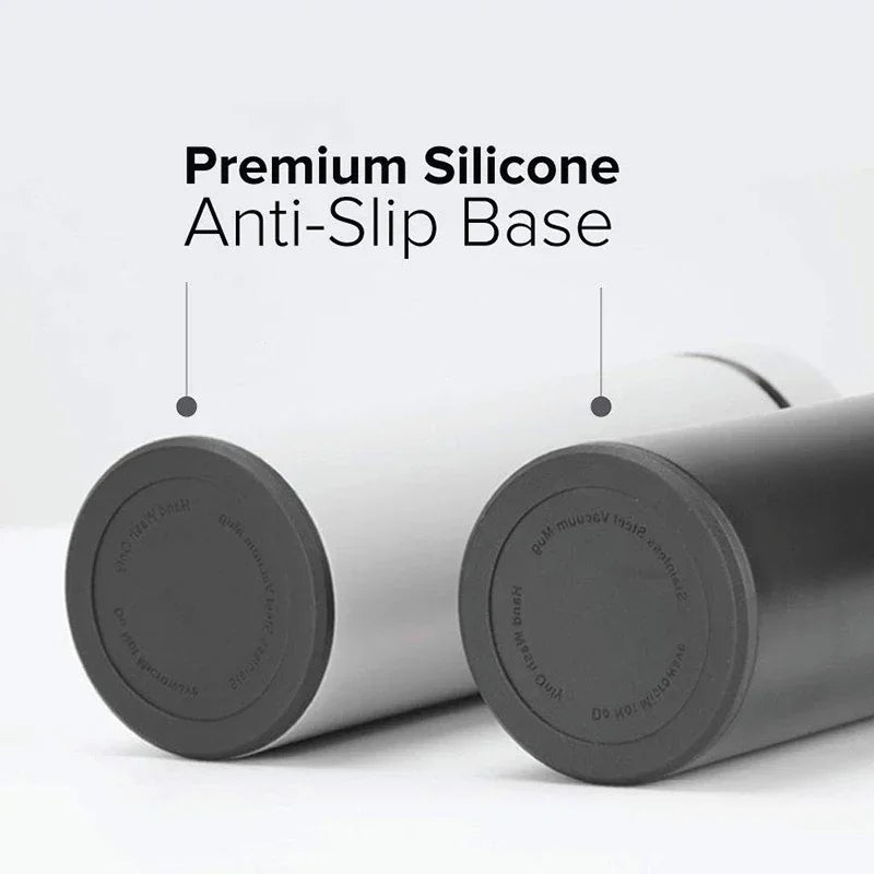 Garrafa Inteligente em Aço Inoxidável – Impermeável, de Parede Dupla e Capaz de Manter Bebidas Quentes ou Frias