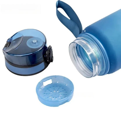 Garrafa Desportiva 1L em Degradê – Portátil para Praia, Viagem e Ginásio