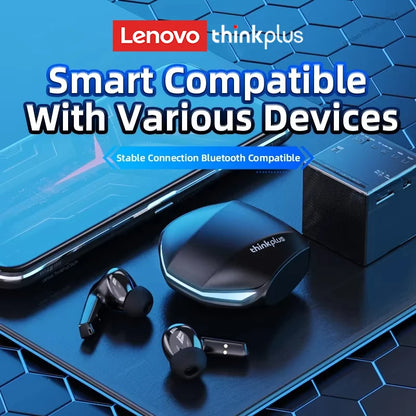Choice Lenovo GM2 Pro Auricular Bluetooth 5.3 com Microfone 9D Estéreo Pro 6 Earbuds Dois Modos Música/Jogo Sem Fios