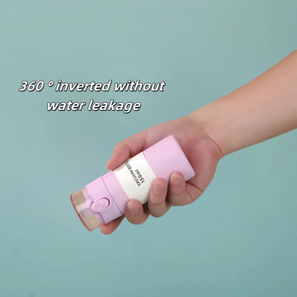 Garrafa térmica de água em aço inoxidável 150 ml/250 ml com palhinha, mini copo térmico para chá, café e viagem, frasco a vácuo isolado