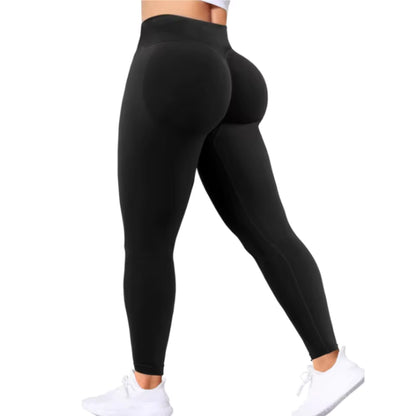 Leggings Femininas de Cintura Alta Sem Costuras — Modeladoras, Confortáveis e Estilosas para Yoga e Fitness