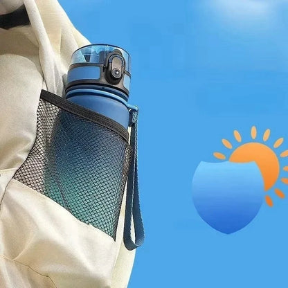 Garrafa Desportiva 1L em Degradê – Portátil para Praia, Viagem e Ginásio